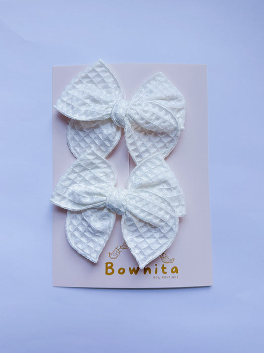 White Waffle Piggies