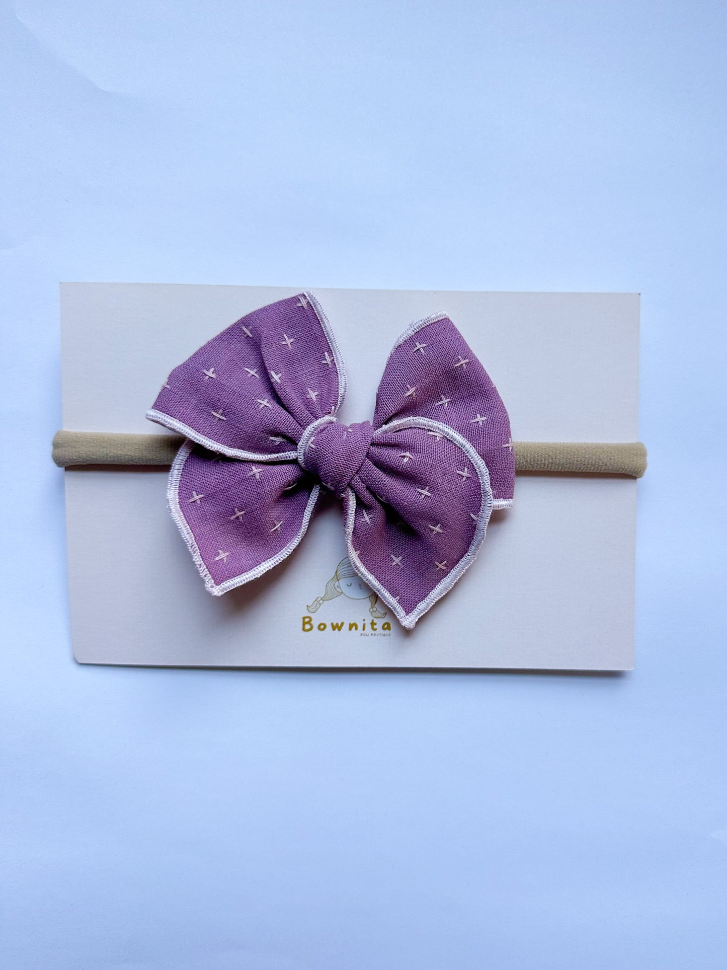 Lilic Textured Linen Baby Headband