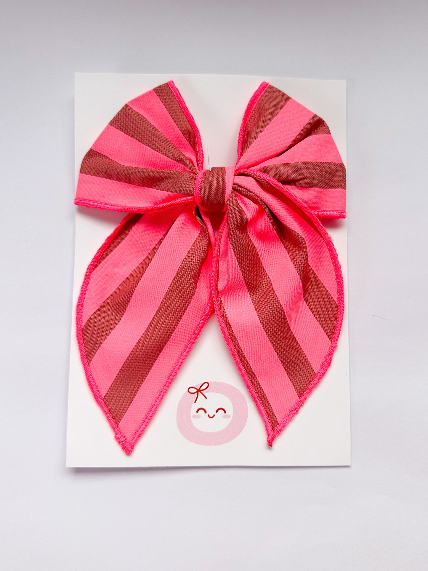 Neon Pink and Brown large fable