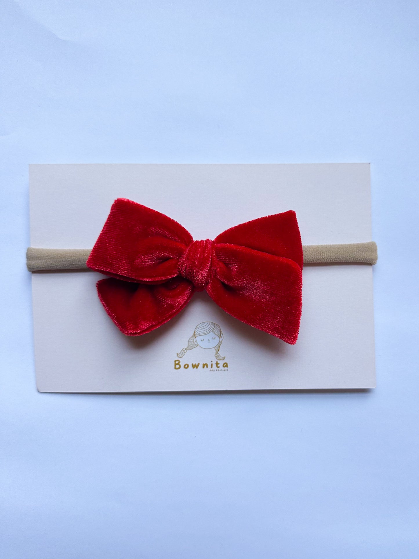 Red Velvet Baby Headband
