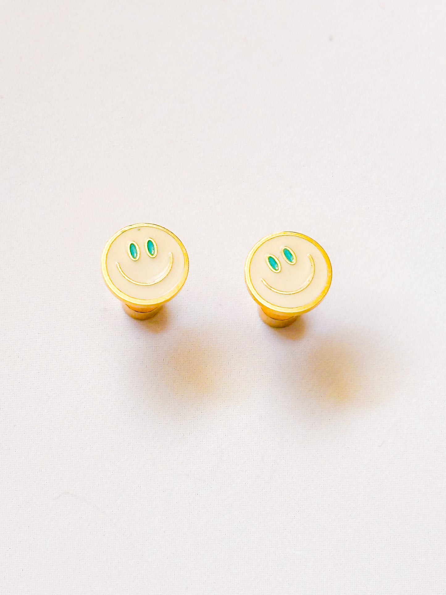 Smilies Flat Back Stud Earrings