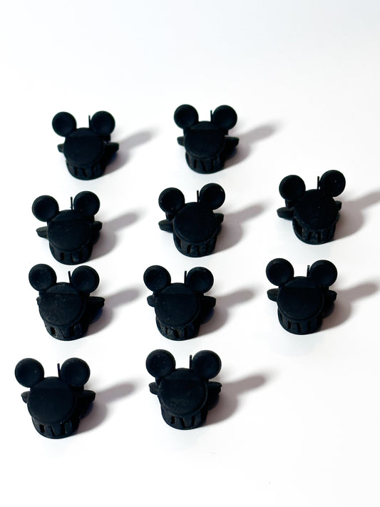 Black Mouse 10 piece micro clips