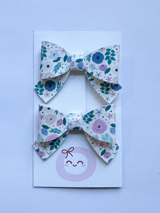 Florals 1 Mini Bow Set