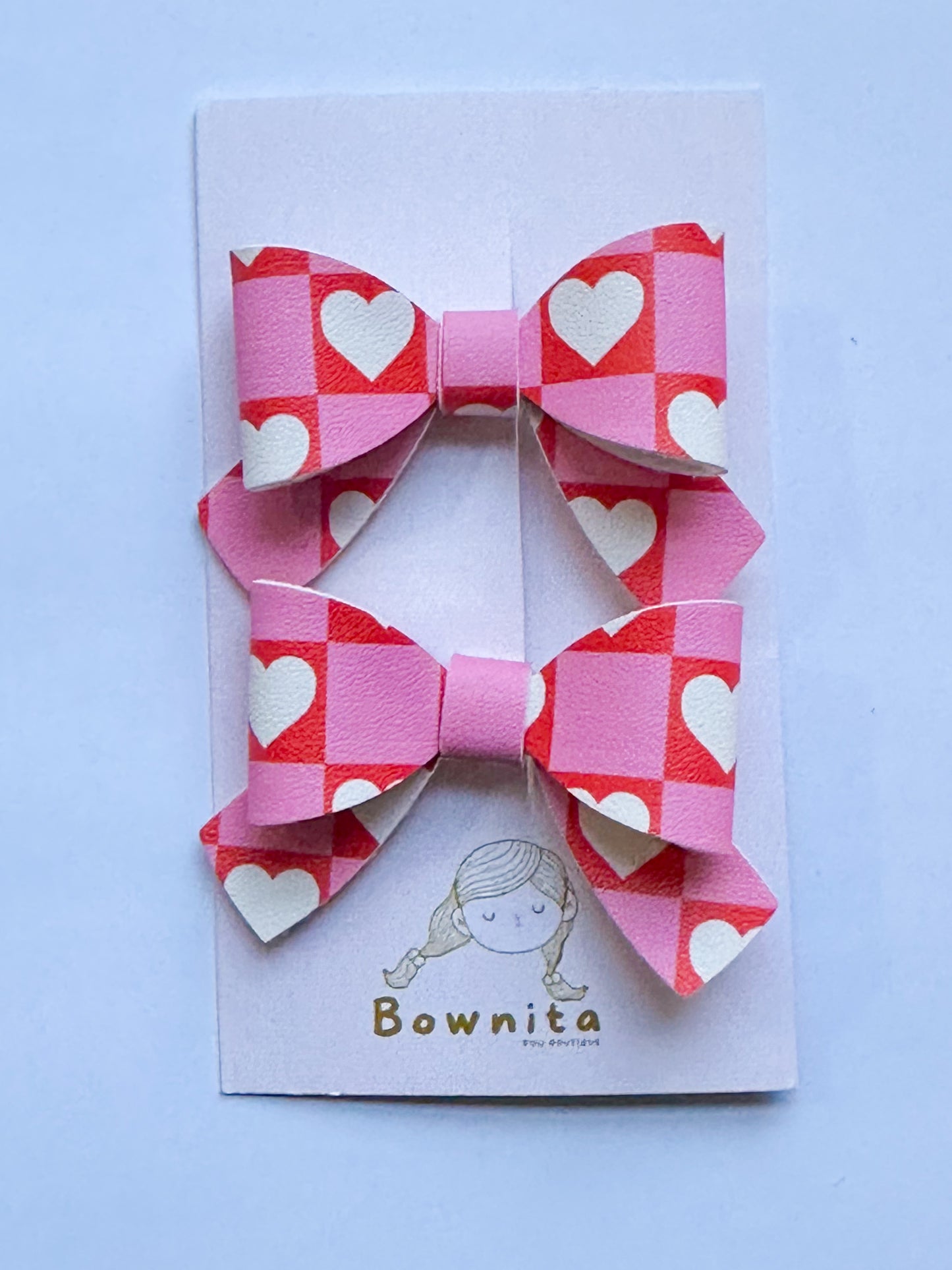 Valentine 2 Mini Bow Set