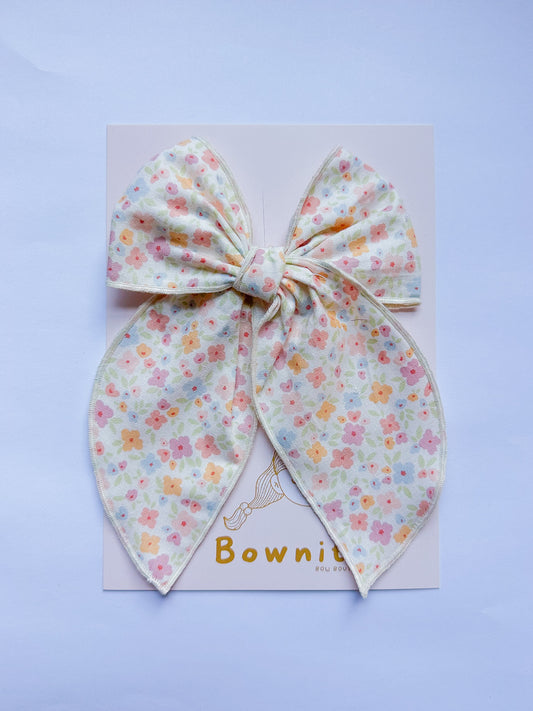 Spring Blooms Large Fable Bow