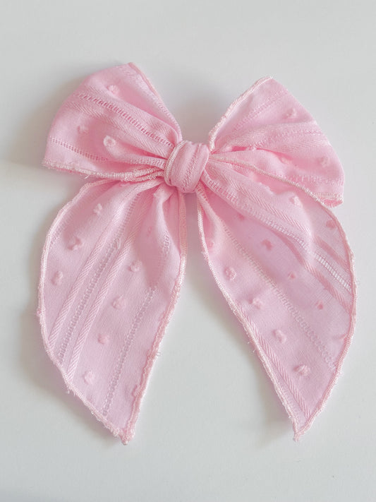Pink Chloe Large Fable Bow