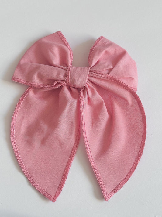 Lovely Pink Everyday Large Fable Bow