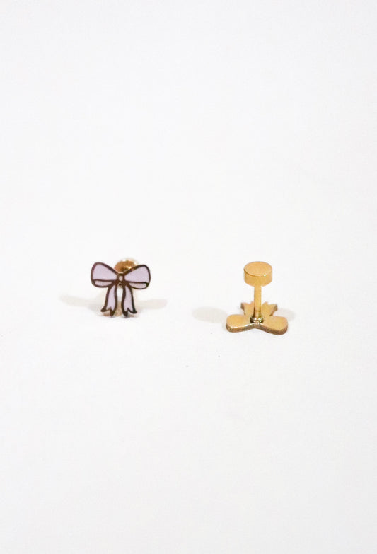 Bownita Bows Flat Back Stud Earrings