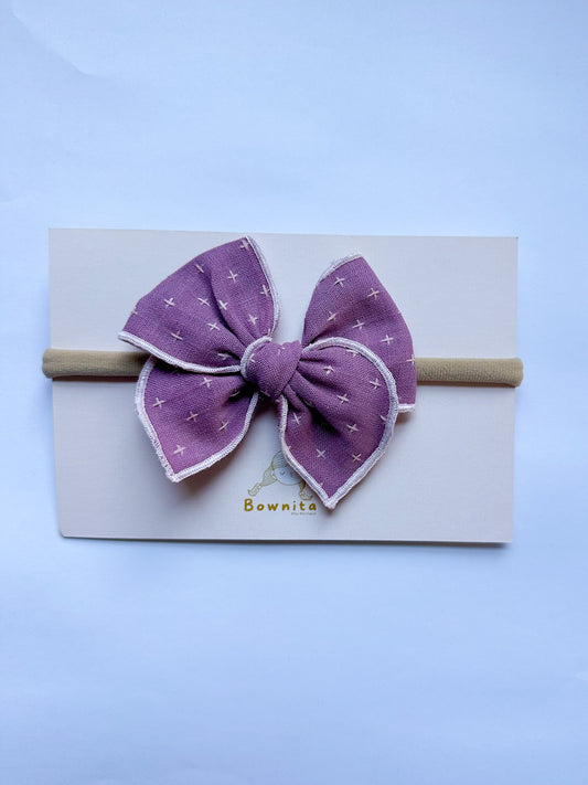 Lilic Textured Linen Baby Headband