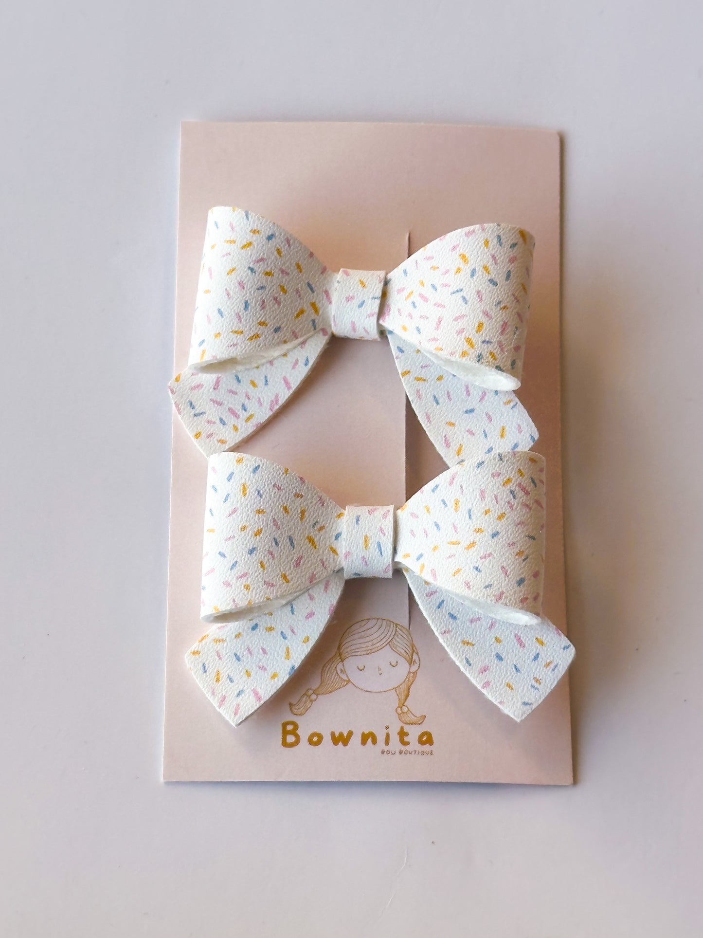 Sprinkles bow set