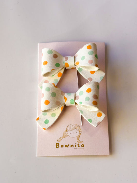 Lucky dots bow set