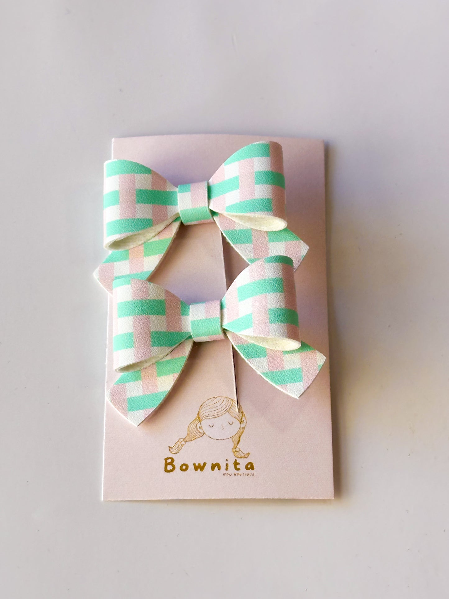 Easter basket bow set