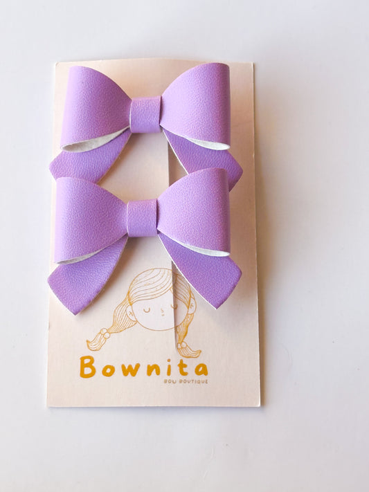Lilac bow set