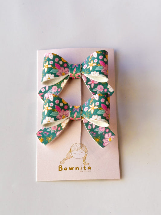 Wild flowers bow set