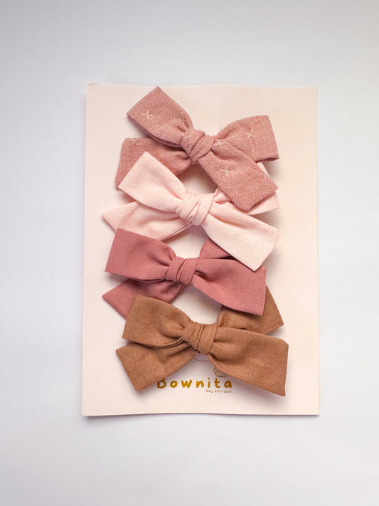 In-Mauve Pink Tie Set