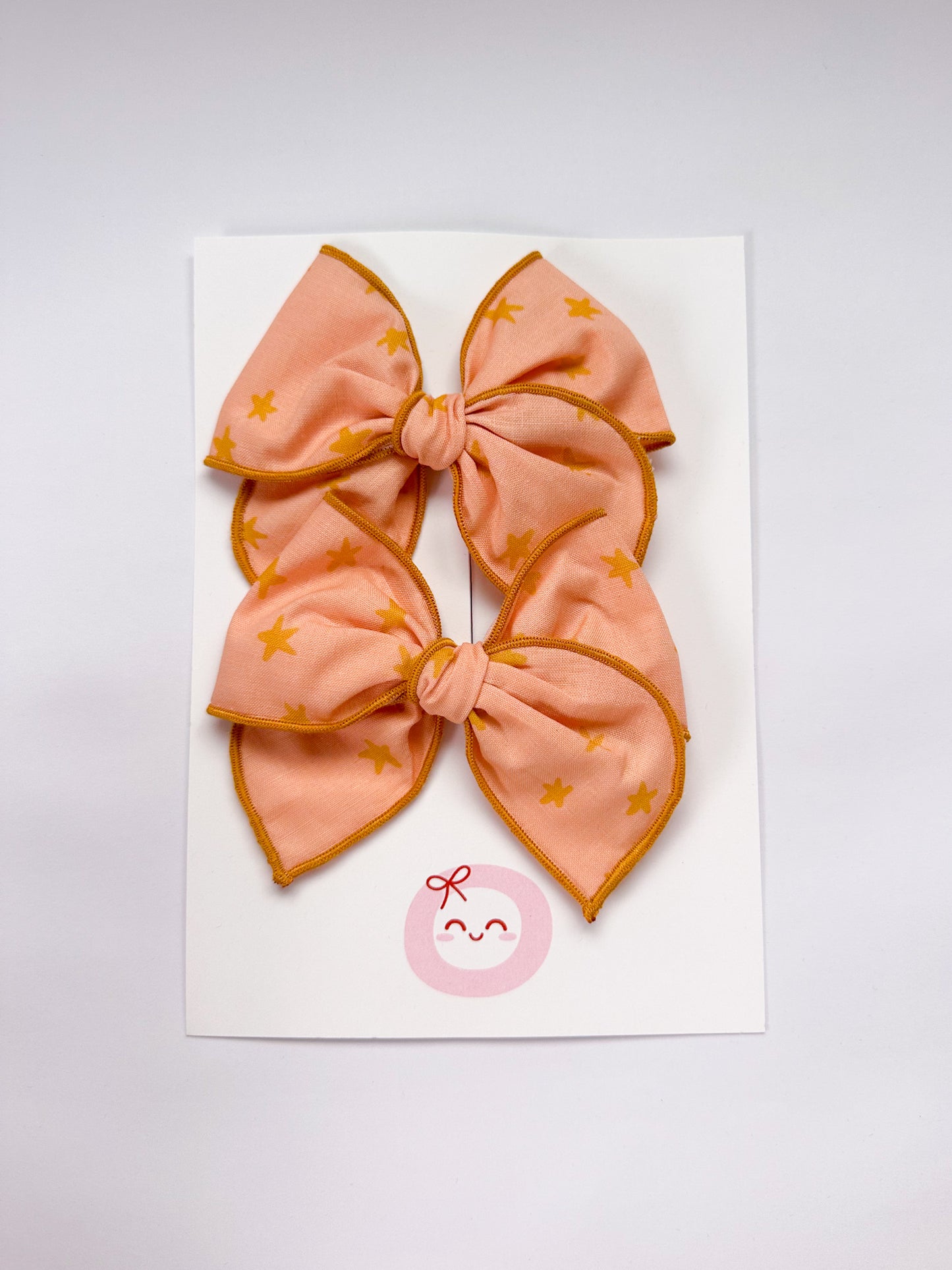 Peach Stars Piggies