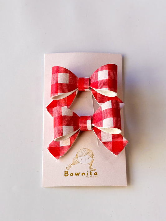 Picnic red bow set