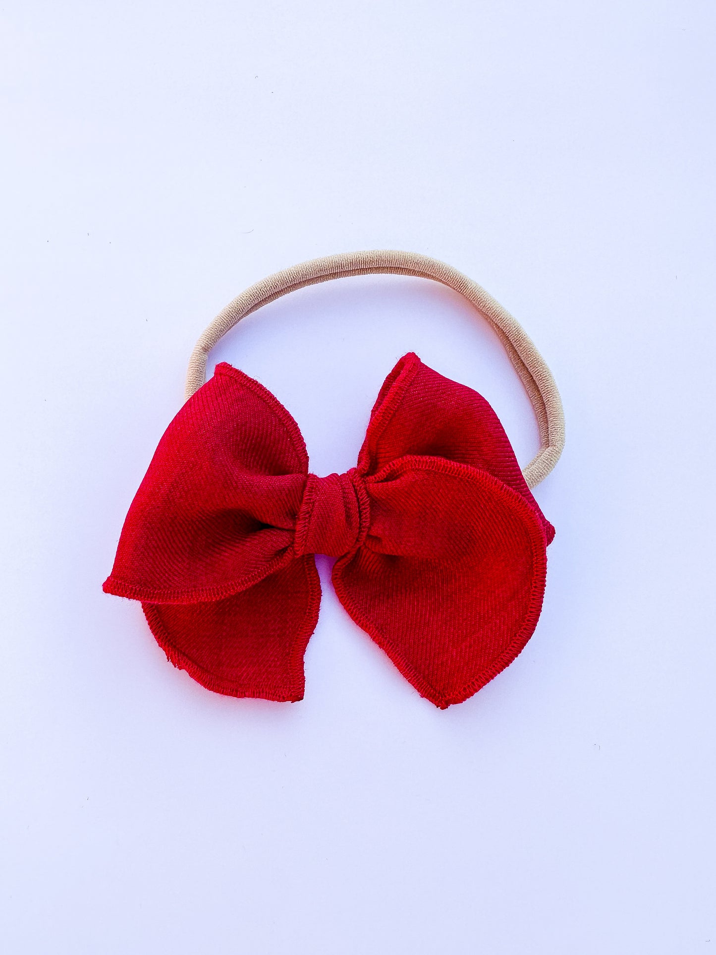 Red Fable Zoe newborn headband