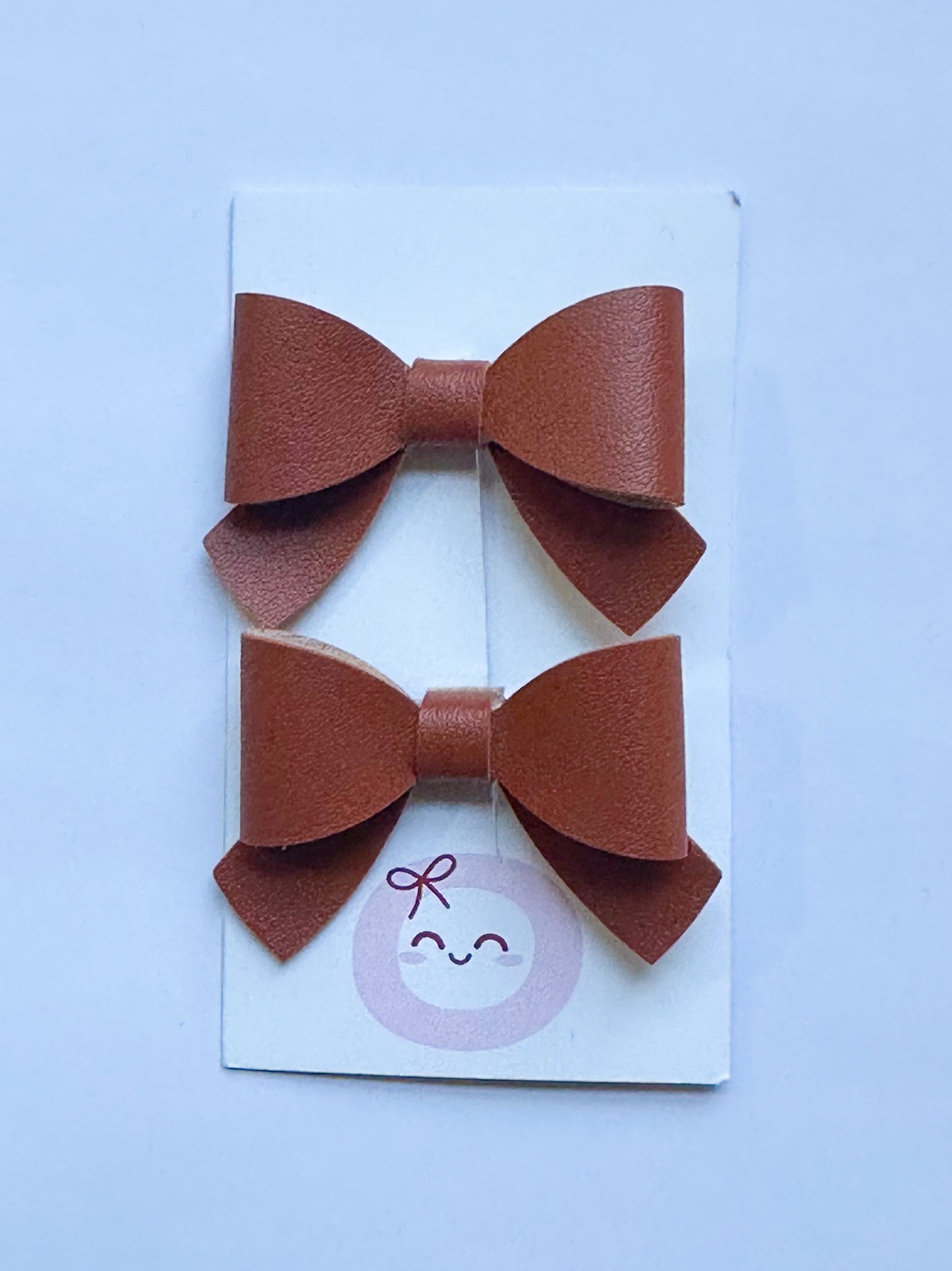 Rust Brown Mini Bow Set