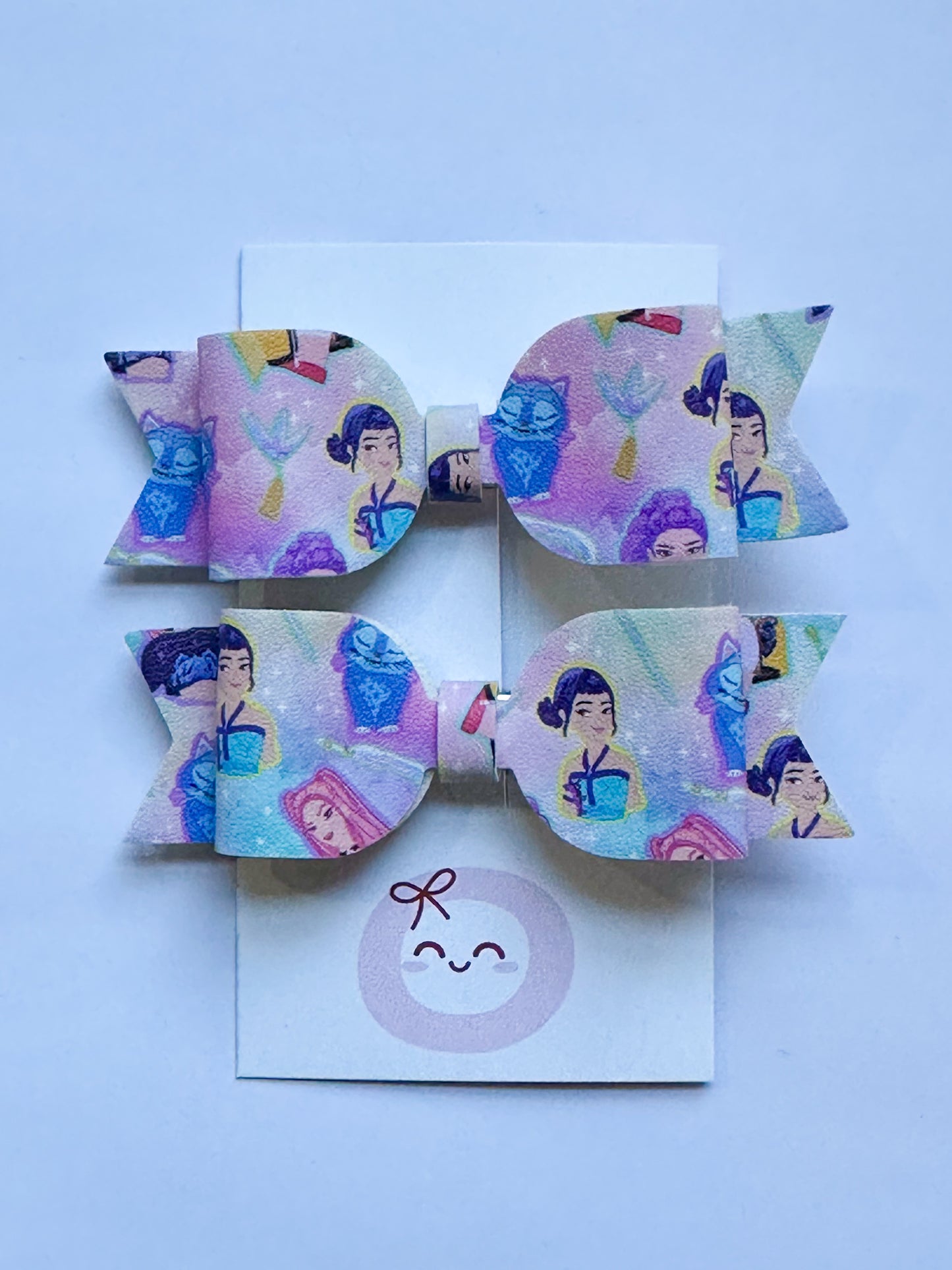 Golden K pop Bow Set
